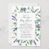 Eucalyptus Lavender Drive by Bridal or Baby shower Kaart (Voorkant)