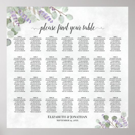 Eucalyptus Lavender Poster (Voorkant)