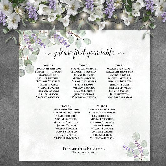 Eucalyptus Lavender Poster