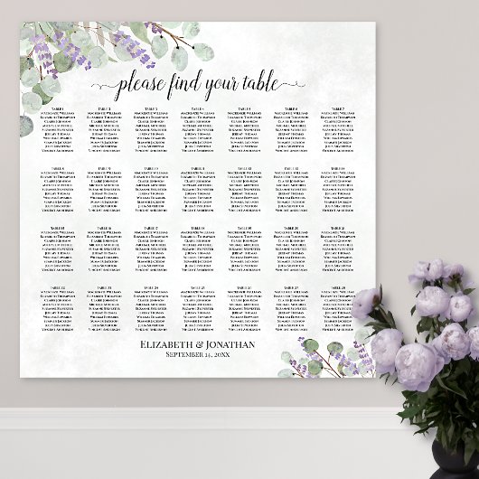 Eucalyptus Lavender Poster