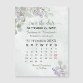 Eucalyptus Lavender sparen de Magnet van de Kalend (Voorkant)