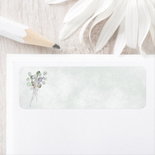 Eucalyptus & Lavender Trouw Retouradres Etiket (Insitu)