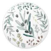 Eucalyptus Leaf Dep/Drawer Knop (Voorkant)