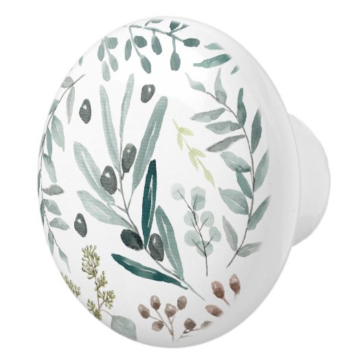 Eucalyptus Leaf Dep/Drawer Knop (Rechts)