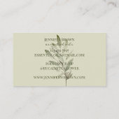 Eucalyptus Leaf Flower Essential Oils rusticated Visitekaartje (Achterkant)