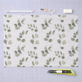 Eucalyptus Leaf op Cream Fleck Naadloos Tissuepapier (Craft)