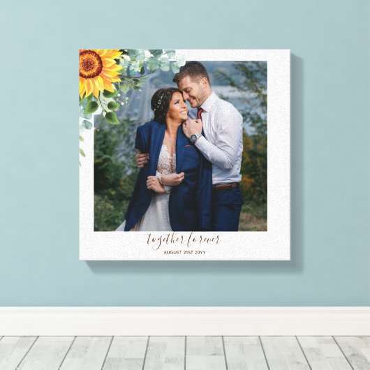 Eucalyptus Leaf, Pas getrouwd op maat Canvas Afdruk (Insitu (Houten vloer))