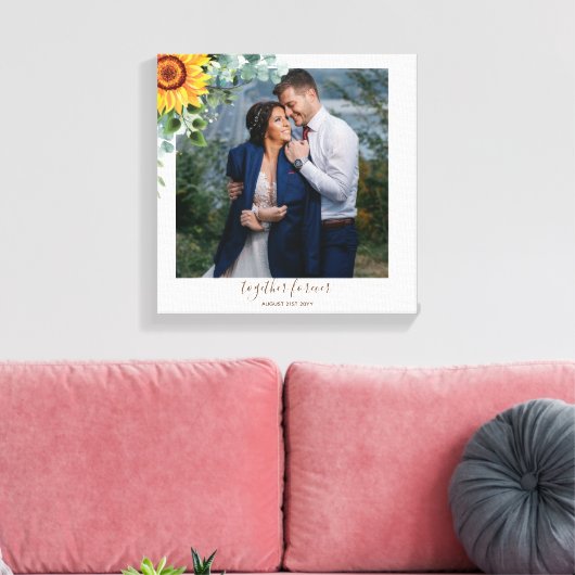 Eucalyptus Leaf, Pas getrouwd op maat Canvas Afdruk (Insitu (Woonkamer))