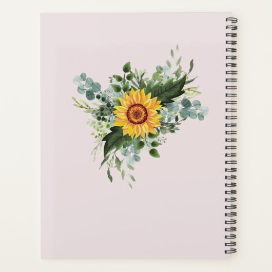 Eucalyptus Leaf, Pas getrouwd op maat Planner (Achterkant)