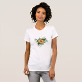 Eucalyptus Leaf, Pas getrouwd op maat T-shirt (Voorkant volledig)