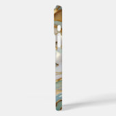 Eucalyptus Leaf Stained Glass Phone Case (Achterkant / Links)