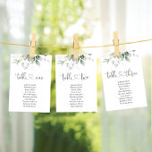 Eucalyptus Leaf Tafel Nummer 3 Zitkaarten