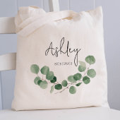 Eucalyptus leaf Weddenschap Bridesmaid Tote Bag
