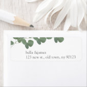 Eucalyptus Leafs retour adreslabels Etiket (Insitu)