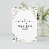 Eucalyptus Leaves Bedankt voor je creditcard (Staand voorkant)