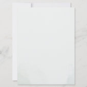 Eucalyptus Leaves Botanical Couples Baby shower Kaart (Achterkant)