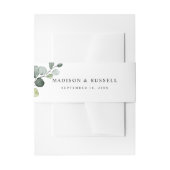 Eucalyptus Leaves Botanical Greenery Uitnodigingen Wikkel (Voorkant Voorbeeld)