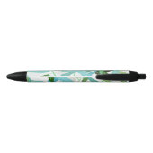 Eucalyptus Leaves Design Zwarte Inkt Pen (Achterkant)