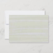 Eucalyptus Leaves Gold Floral Place card Kaart (Achterkant)