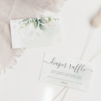 Eucalyptus Leaves Greenery Diaper Raffle