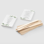 Eucalyptus Leaves Greenery Rustic Wedding Ceremony Handwaaier (Niet-gemonteerd)