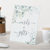 Eucalyptus Leaves Greenery Shower-kaarten & Gifts Reclamebord Met Voetstuk (Insitu)