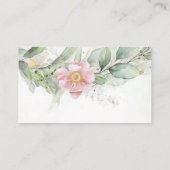 Eucalyptus Leaves Greenery Wedding Gift Registry Informatiekaartje (Achterkant)