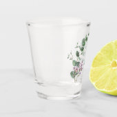Eucalyptus Leaves Greenery Wedding  Shot Glas (Links)