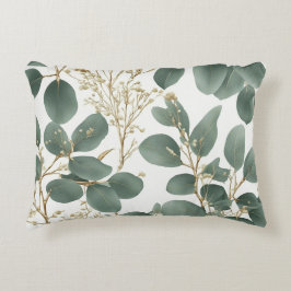 Eucalyptus Leaves Pattern Accent Kussen