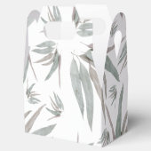 Eucalyptus Leaves Pattern Bedankdoosjes (Geopend)