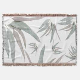 Eucalyptus Leaves Pattern Deken