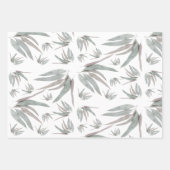 Eucalyptus Leaves Pattern Inpakpapier Vel (Voorkant 2)