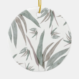 Eucalyptus Leaves Pattern Keramisch Ornament