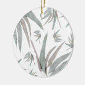 Eucalyptus Leaves Pattern Keramisch Ornament (Links)
