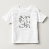 Eucalyptus Leaves Pattern Kinder Shirts (Voorkant)