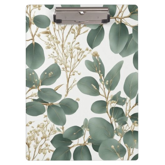 Eucalyptus Leaves Pattern Klembord (Voorkant)