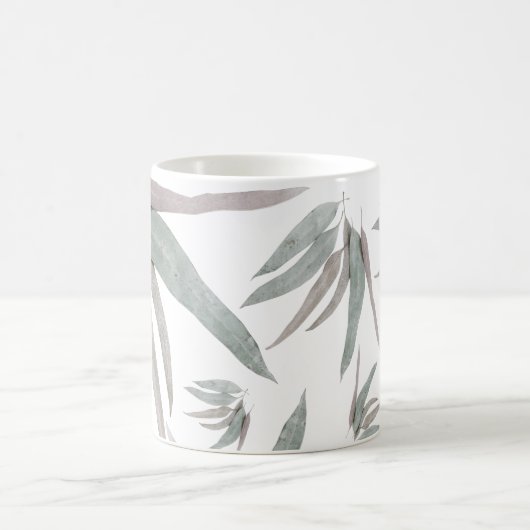 Eucalyptus Leaves Pattern Koffiemok (Center)