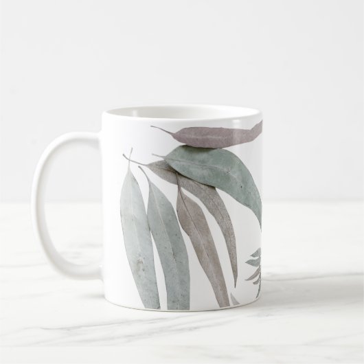 Eucalyptus Leaves Pattern Koffiemok (Links)