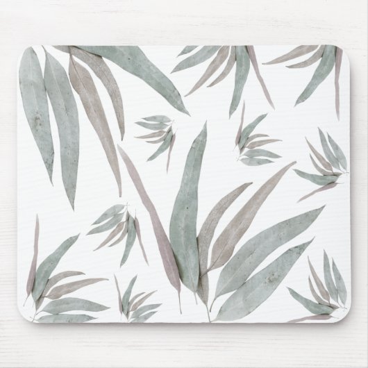 Eucalyptus Leaves Pattern Muismat (Voorkant)