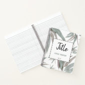 Eucalyptus Leaves Pattern Notitieboek (Binnen)