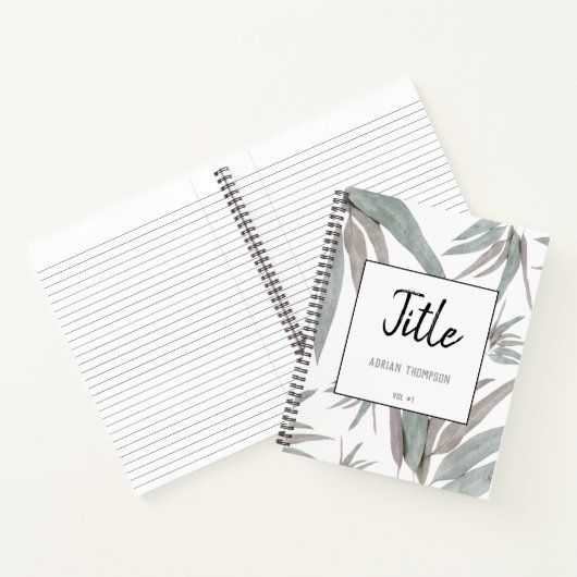 Eucalyptus Leaves Pattern Notitieboek (Binnen)