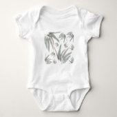 Eucalyptus Leaves Pattern Romper (Voorkant)