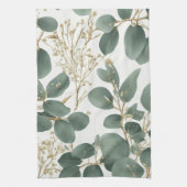 Eucalyptus Leaves Pattern Theedoek (Verticaal)