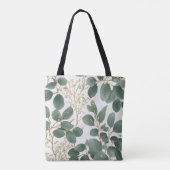 Eucalyptus Leaves Pattern Tote Bag (Achterkant)