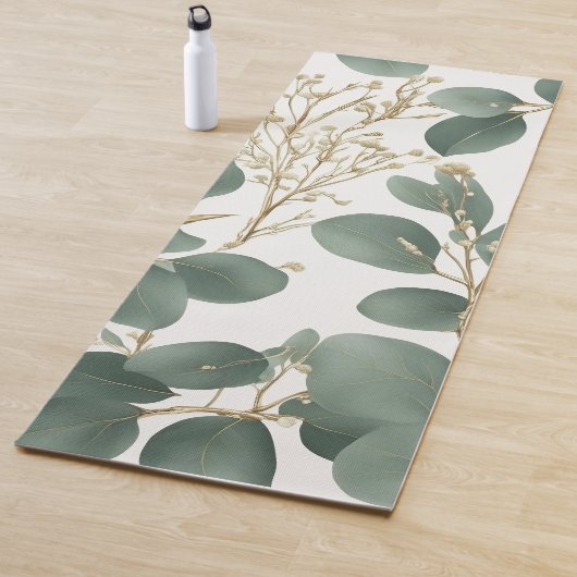 Eucalyptus Leaves Pattern Yogamat (In situ)