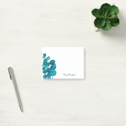 Eucalyptus Leaves Personalized Post-it® Notes (Kantoor)