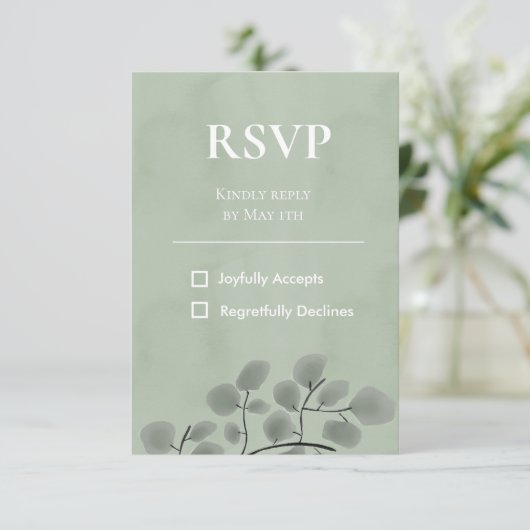 Eucalyptus Leaves Thema (Staand voorkant)