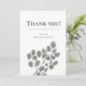 Eucalyptus Leaves Thema Kaart (Staand voorkant)