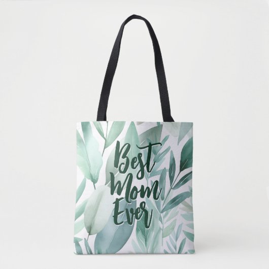 Eucalyptus Leaves Waterverf | MOEDERDAG Tote Bag (Voorkant)