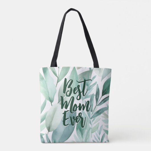 Eucalyptus Leaves Waterverf | MOEDERDAG Tote Bag (Achterkant)